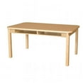thumbnail image 1 of Wood Designs  Mobile Four Seater High Pressure Laminate Desk - 22 in., 1 of 1