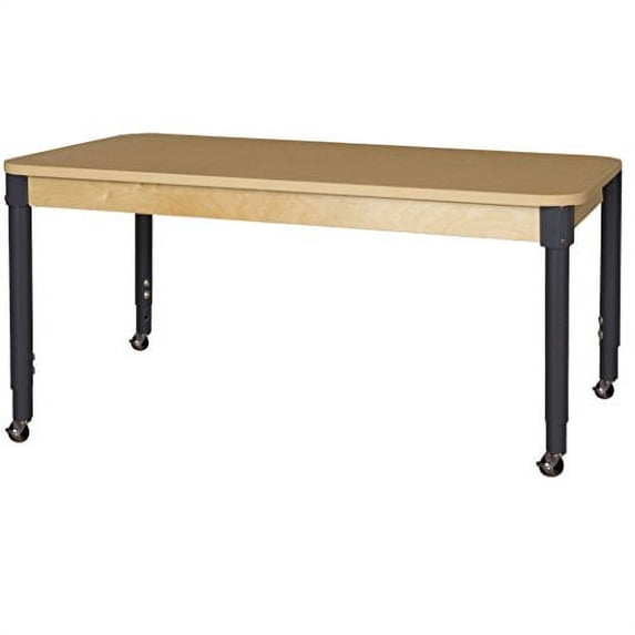 wood designs 48'' x 24'' rectangular activity table