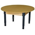 thumbnail image 1 of Wood Designs  Mobile Round High Pressure Laminate Table With Adjustable Legs- 14-19 in., 1 of 1
