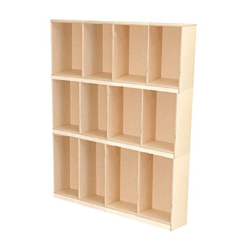 Wood Designs Open Stack Locker - Three Units