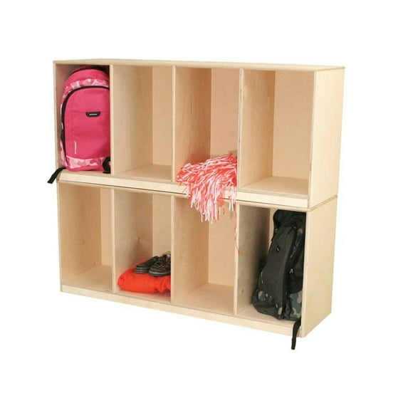 Wood Designs Open Stack Locker - Two Units