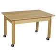 thumbnail image 1 of wood designs rectangular activity table, 1 of 7
