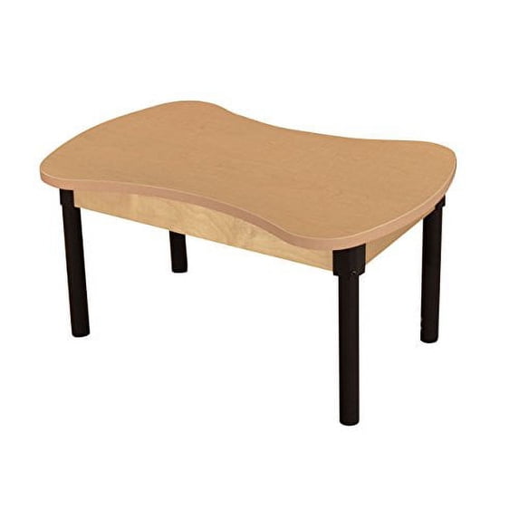Wood Designs Synergy Junction 24" x 36" High Pressure Laminate Table with Adjustable Legs 12"-17"
