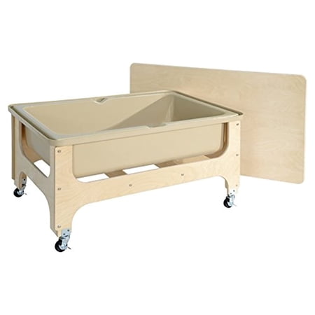 Wood Designs WD11875 Tot Size Sand Water Table with Lid
