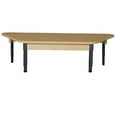 thumbnail image 1 of Wood Designs  Trapezoidal High Pressure Laminate Table With Adjustable Legs- 12-17 in., 1 of 1