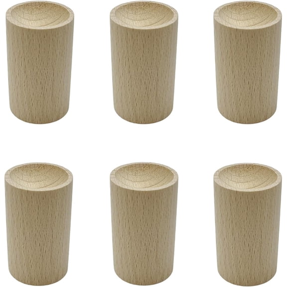 Wood Diffuser, 6 Pcs Small Round Wood Fragrance Diffuser, Cylinder Passive Aromatherapy for Home Office Car Wardrobe Yoga Hall and SPA