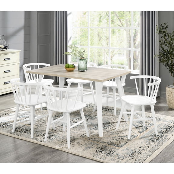 Wood Dining Set for 6 People / Great for Entertaining