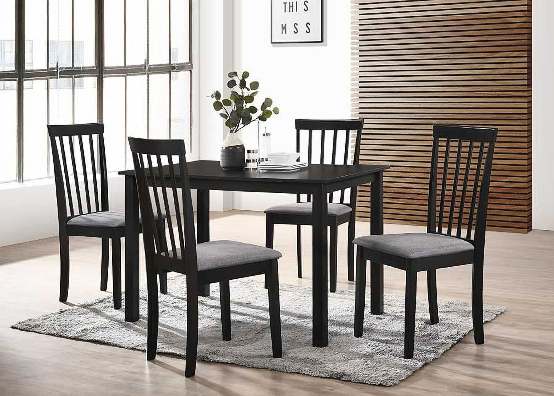 Wood Dining Table 4 Chairs - Walmart.com