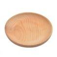 thumbnail image 1 of Wood Dinner Plates, 5Inch Round Wood Plates,Easy Cleaning & Lightweight for Dishes Snack, Dessert, Unbreakable Classic Plate, 1 of 7