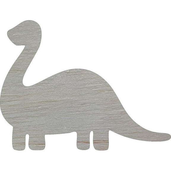 Wood Dinosaur Craft Shape, Unfinished 4'' DIY