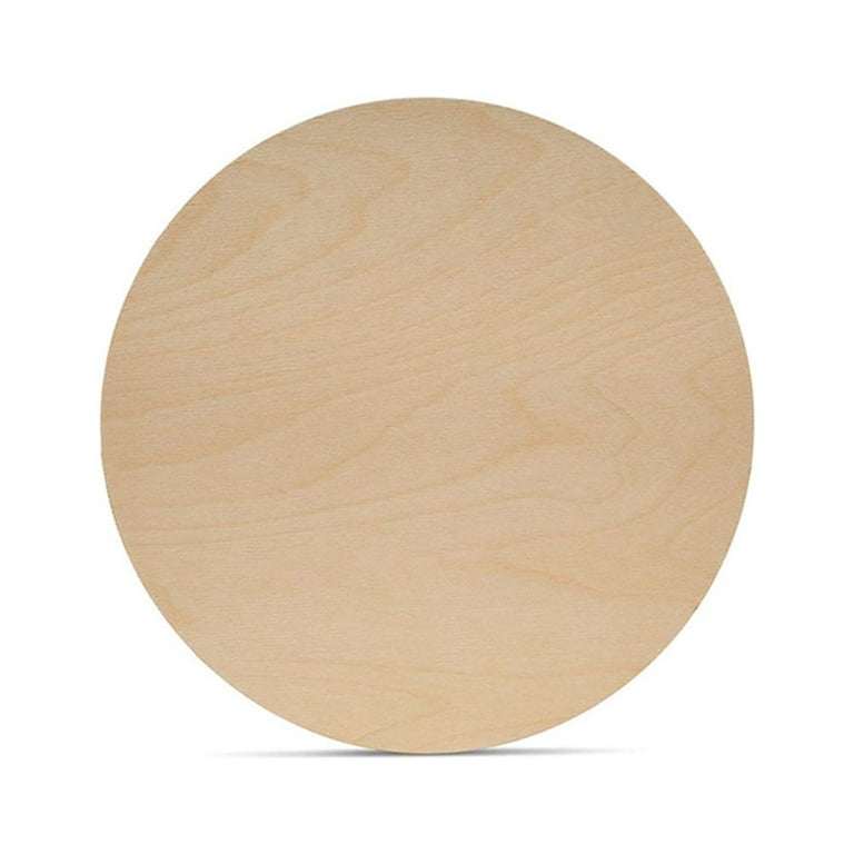 Unfinished Wood Circles for Crafts, Wood Burning, Engraving (4 In