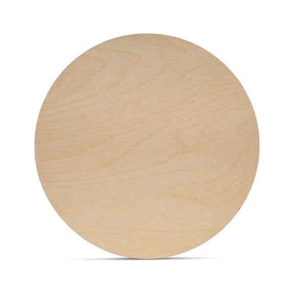 Wood Discs for Crafts, Blank Tokens, or Wooden Coins, 2  inch, 1/16 inch Thick, Pack of 250 Unfinished Wood Circles, by Woodpeckers