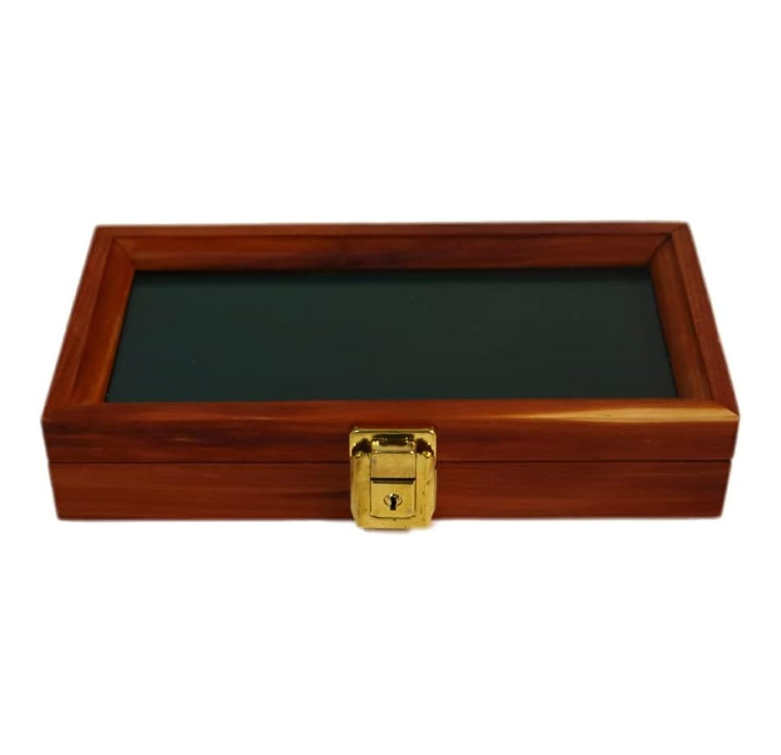 5 Pack Riker Display Cases - 5x6x1.25 Inch, Glass Top, For Arrowheads, Coins, Jewelry