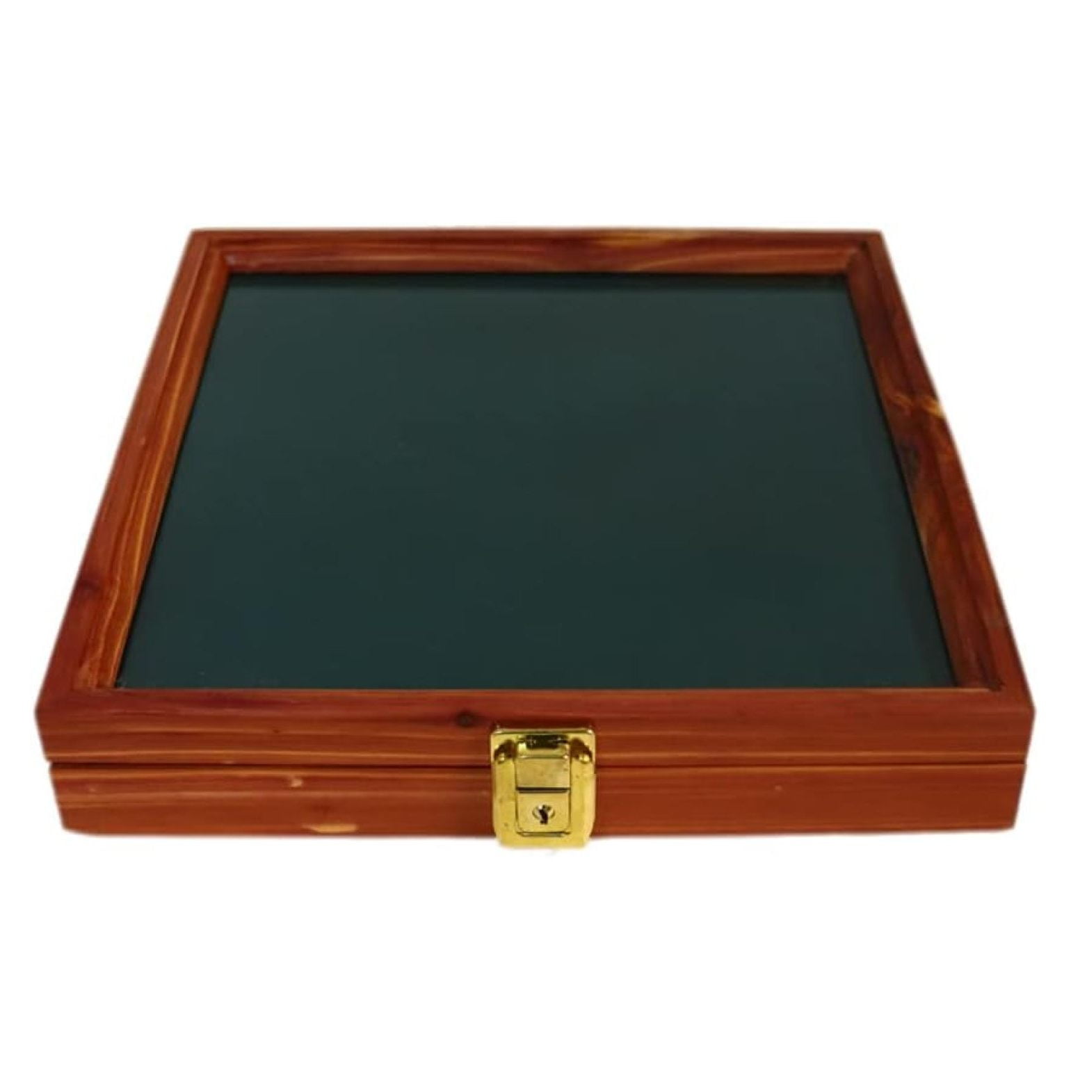 Wood Display Case for , Knives, Arrowheads, Pins, Medals and More (12 x