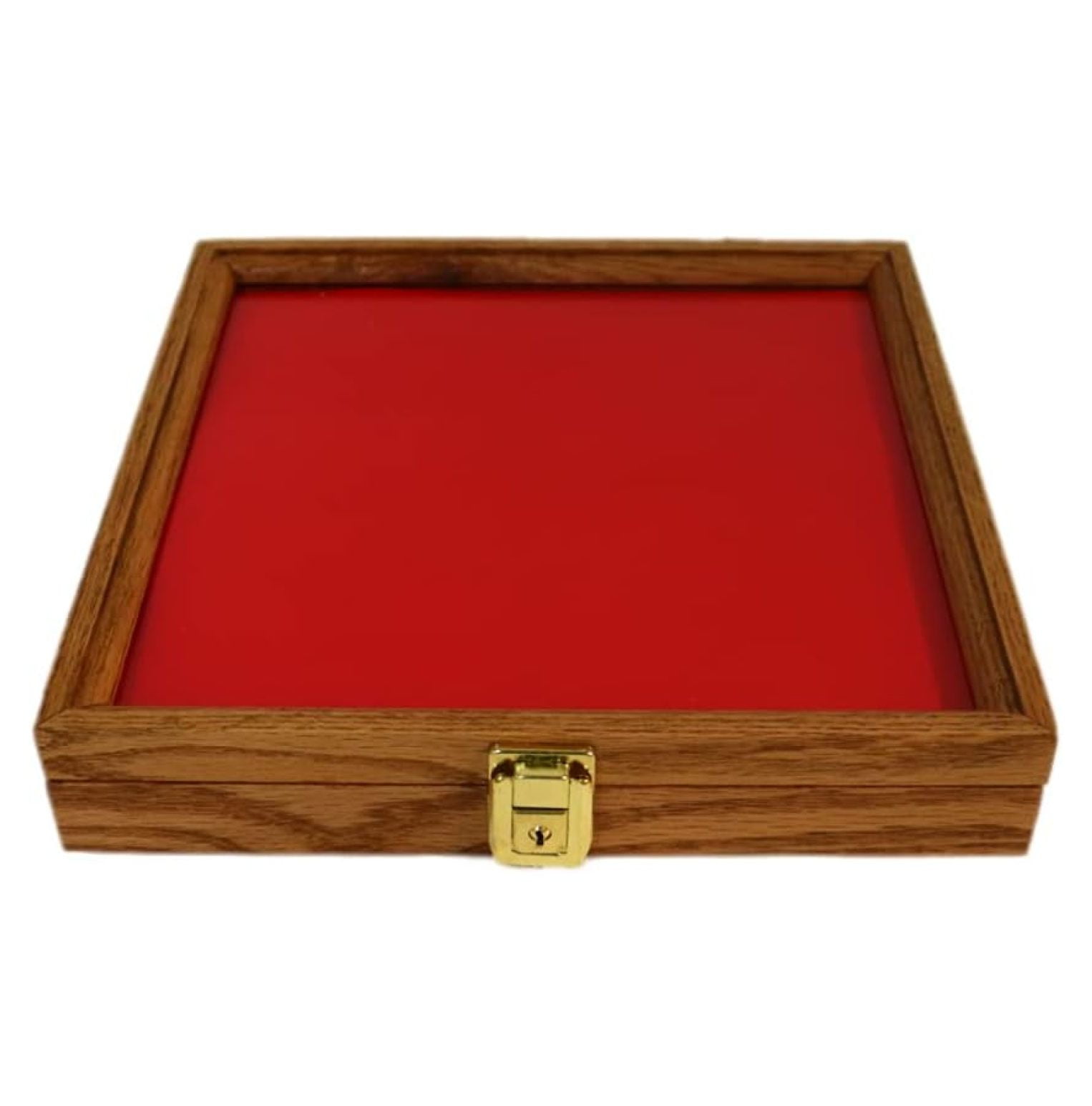 Wood Display Case for , Knives, Arrowheads, Pins, Medals and More (12 x