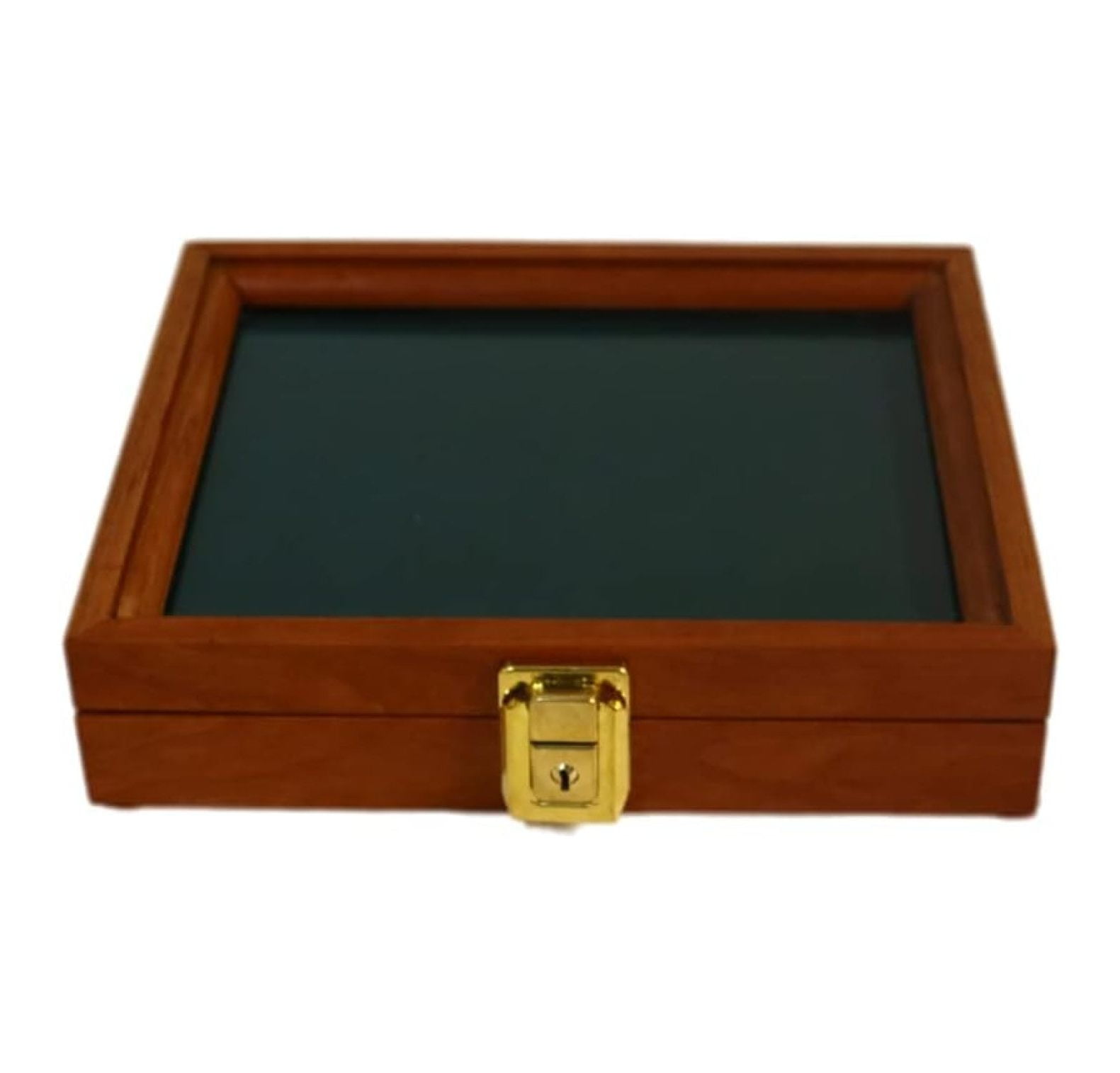 Wood Display Case for , Knives, Arrowheads, Pins, Medals and More (9.5