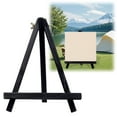 thumbnail image 1 of Wood Display Easel Tabletop Tripod Stand Handmade Artist Easel for Oil Painting Canvas Small Wooden Easel for Desk Mini Display Stand for Artwork Photo Frame and Decor, 1 of 10