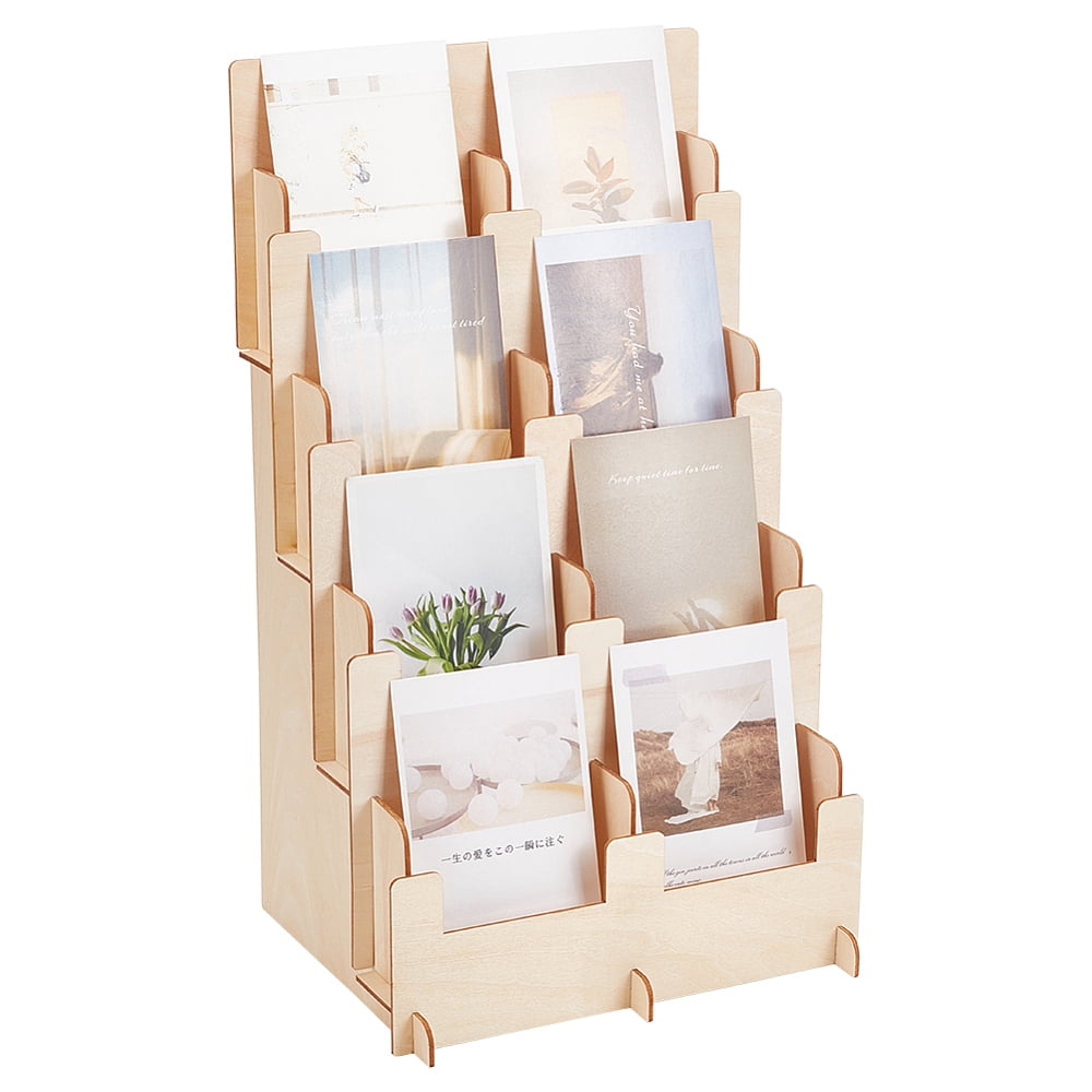 Wood Display Risers for Greeting Card Sticker Display PapayaWhip 24 ...