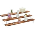 thumbnail image 1 of Wood Display Stand 3-Tier Display Riser Shelf Tiered Organizer Holder Countertop Display Storage for Figure Collection Cupcake Desserts Holder Cosmetics Perfume Jewelry Organizer, 1 of 6