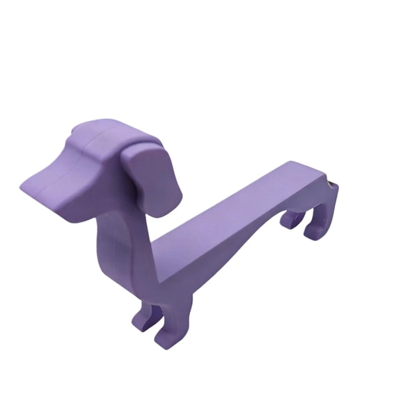 Wood Display Stand, Bottle Rack, Purple 12X3 In, 1 Pc, Dachshund Decor, Dog Decor for Home, Black Room Decor, Room Decorations, Kitchen Countertop Decor, Accessories for Lovers