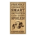 thumbnail image 1 of Wood Dog Breed Personality Sign - Spoiled Chiweenie (Chihuahua Dachshund) - Home, Office, Decor, Decoration, Gifts, 1 of 1