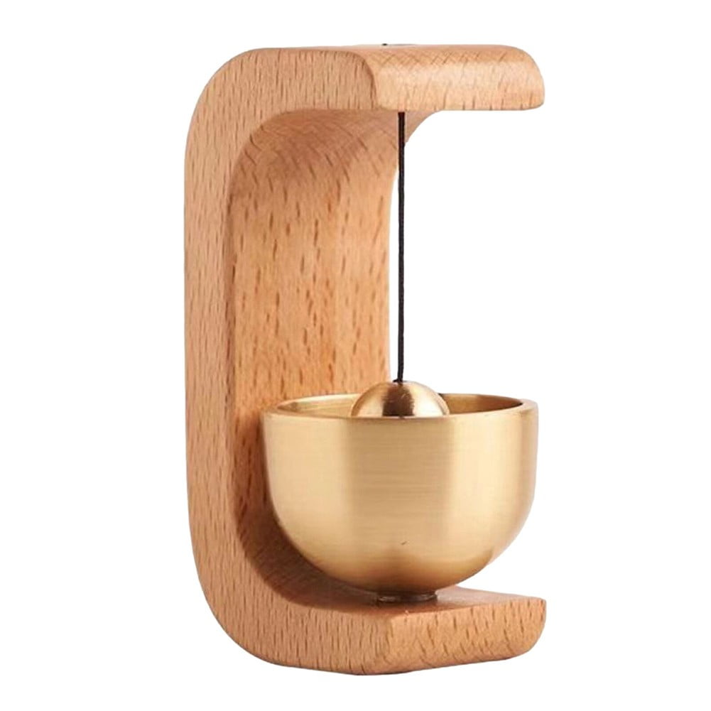 Wood Doorbell Chime Magnetic Decorative Loud Door Bell Indoor Ornament