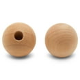 thumbnail image 1 of Wood Dowel Caps 1 inch Diameter with 1/4 inch Hole, Pack of 50 Unfinished Dowel Rod Caps for 1/4 inch Dowel Rods, For Crafts and DIYers, by Woodpeckers, 1 of 8