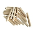thumbnail image 1 of Wood Dowel Pins, 3 inch x 3/8 inch, Fluted, for Furniture Woodworking and Home Repairs (20), 1 of 4