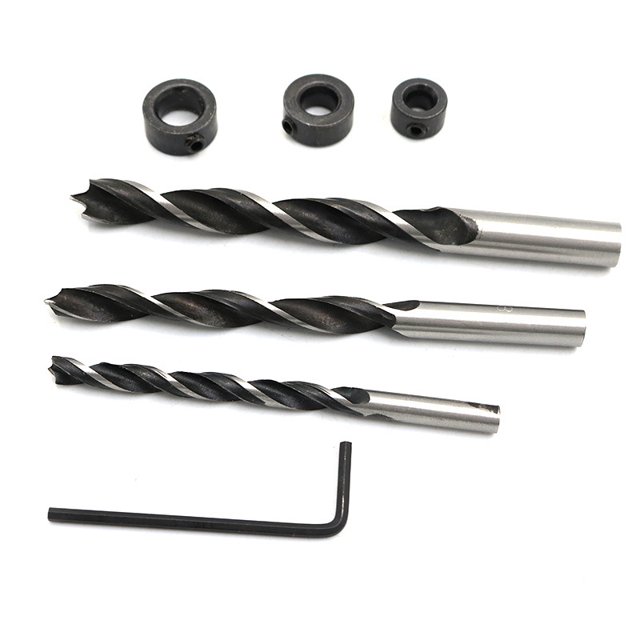 Wood Doweling Jig Punch Locator Drill Guide Handheld Woodworking Pocket