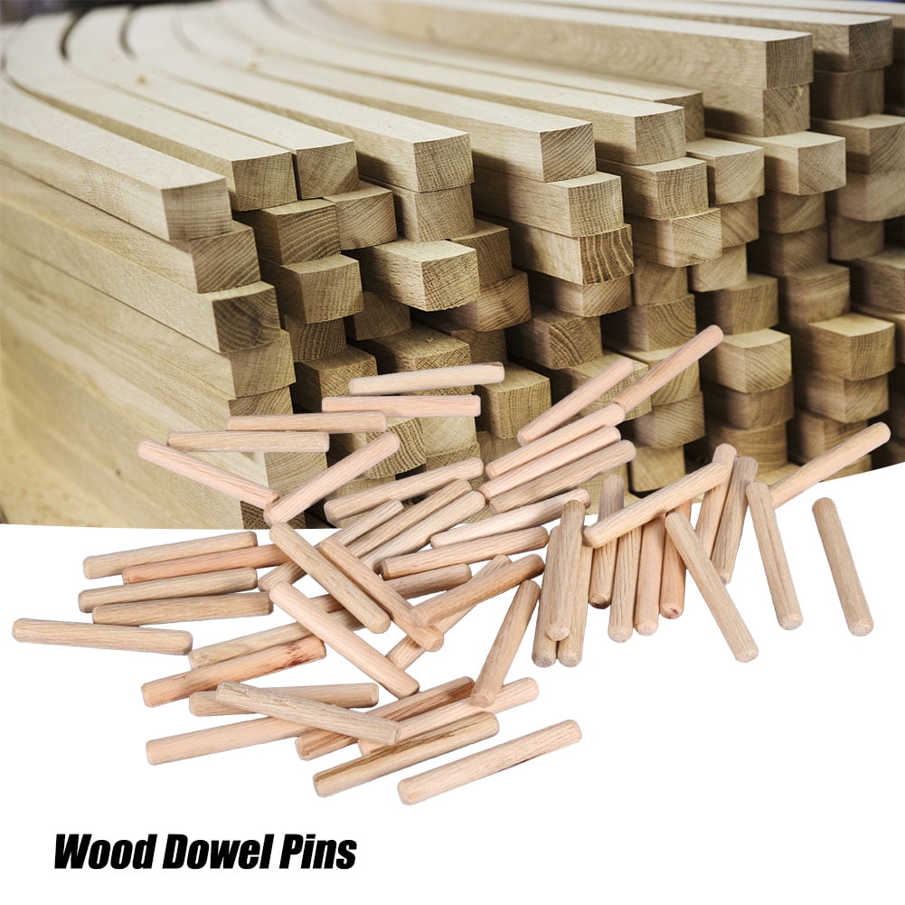 Wood Dowels, M8 Wooden Dowel Pins Solid Design Different Length Design