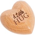 thumbnail image 1 of Wood Drawer Knobs for Home Cabinet Cupboard and Dresser Heart with A Little HUG Tan 32~32.5x32~32.5x18~19mm, 1 of 6
