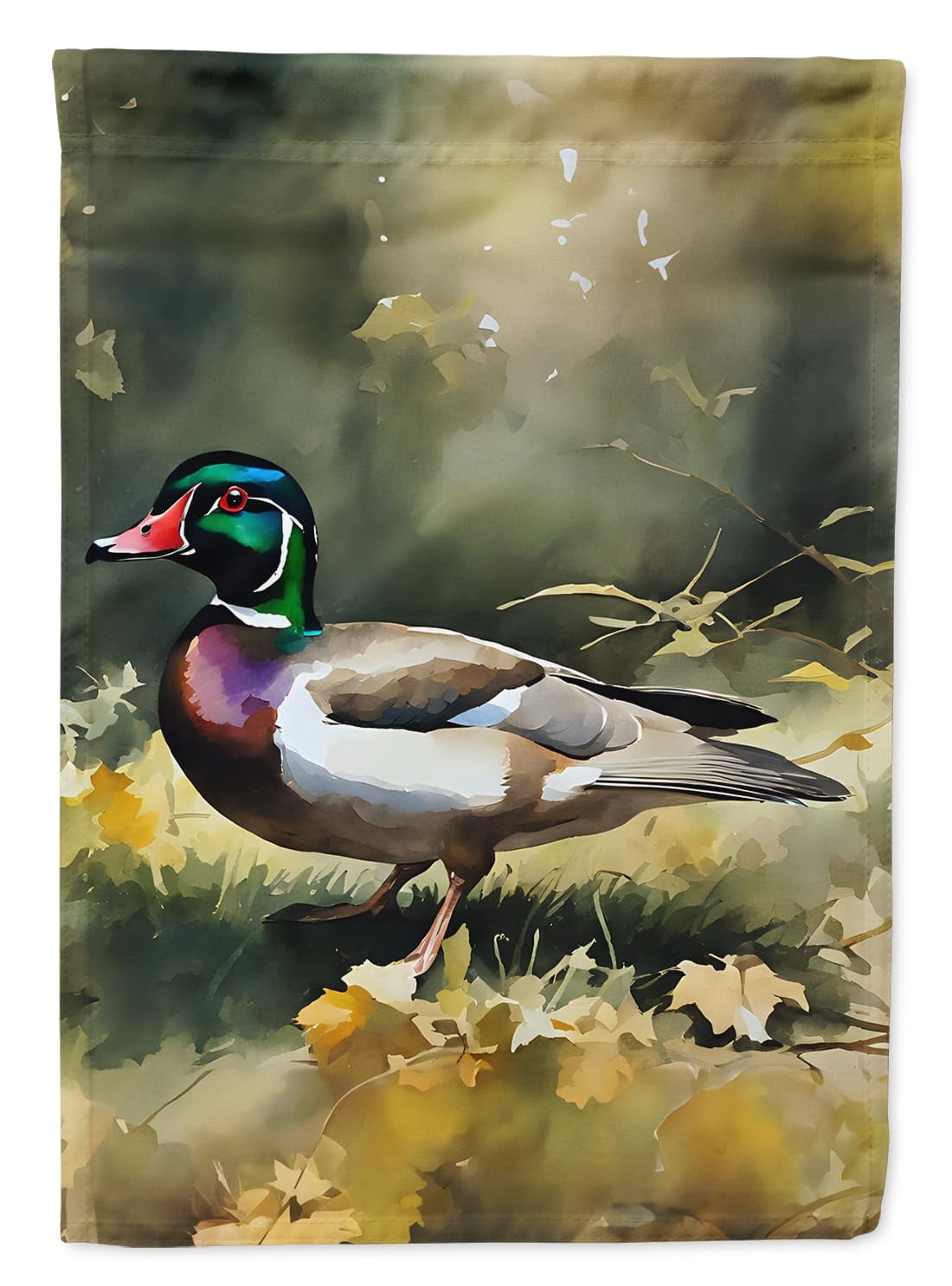 Wood Duck House Flag 28 in x 40 in