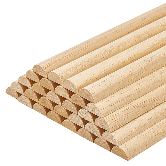 Wood Edge Banding Lines Strips for Cabinet Wardrobe Table Worktop Blanched Almond 300x13.5x6.5mm for DIY