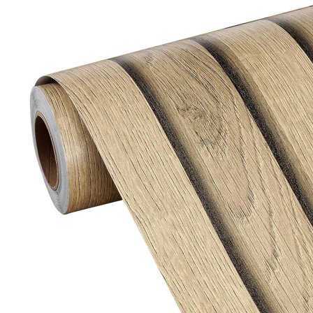 Wood Effect Wallsticker Faux Wood Panel Interior Design Home Decoration Smooth Texture Easy To Install Generous Coverage
