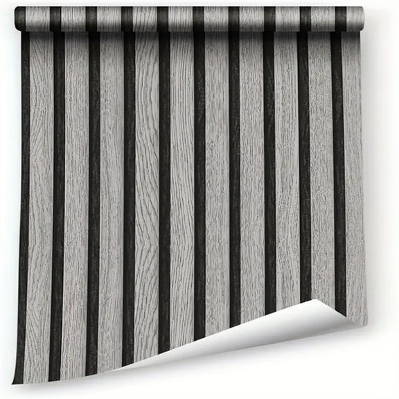 Wood Effect Wallsticker Faux Wood Panel Interior Design Home Decoration Smooth Texture Easy To Install Generous Coverage