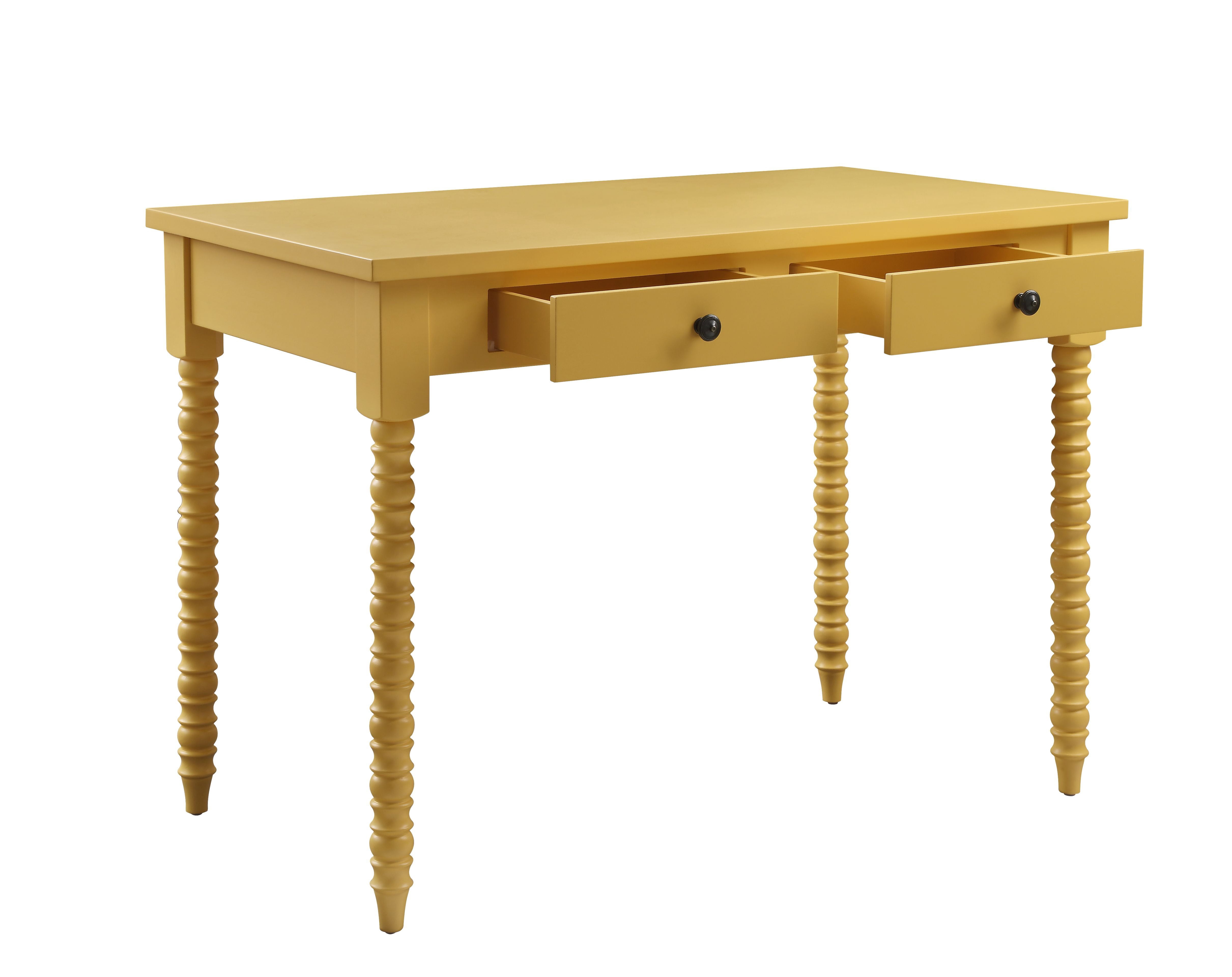 Wood Entryway Table Console Table Writing Desk with 2 Storage Drawers ...