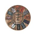 thumbnail image 1 of Wood European Old Time Classic Retro Wall Clock Fashion Decoration Living Room Wall Decor Saat Home Watch Wall Gift, 1 of 8