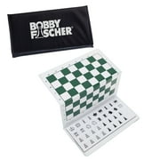 Wood Expressions, Inc. Bobby Fischer Mini Magnetic Pocket Chess Set - Travel - 6 x 3.25 Game