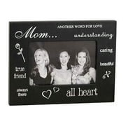 Wood Expressions Mom br etched keepsake - 4x6