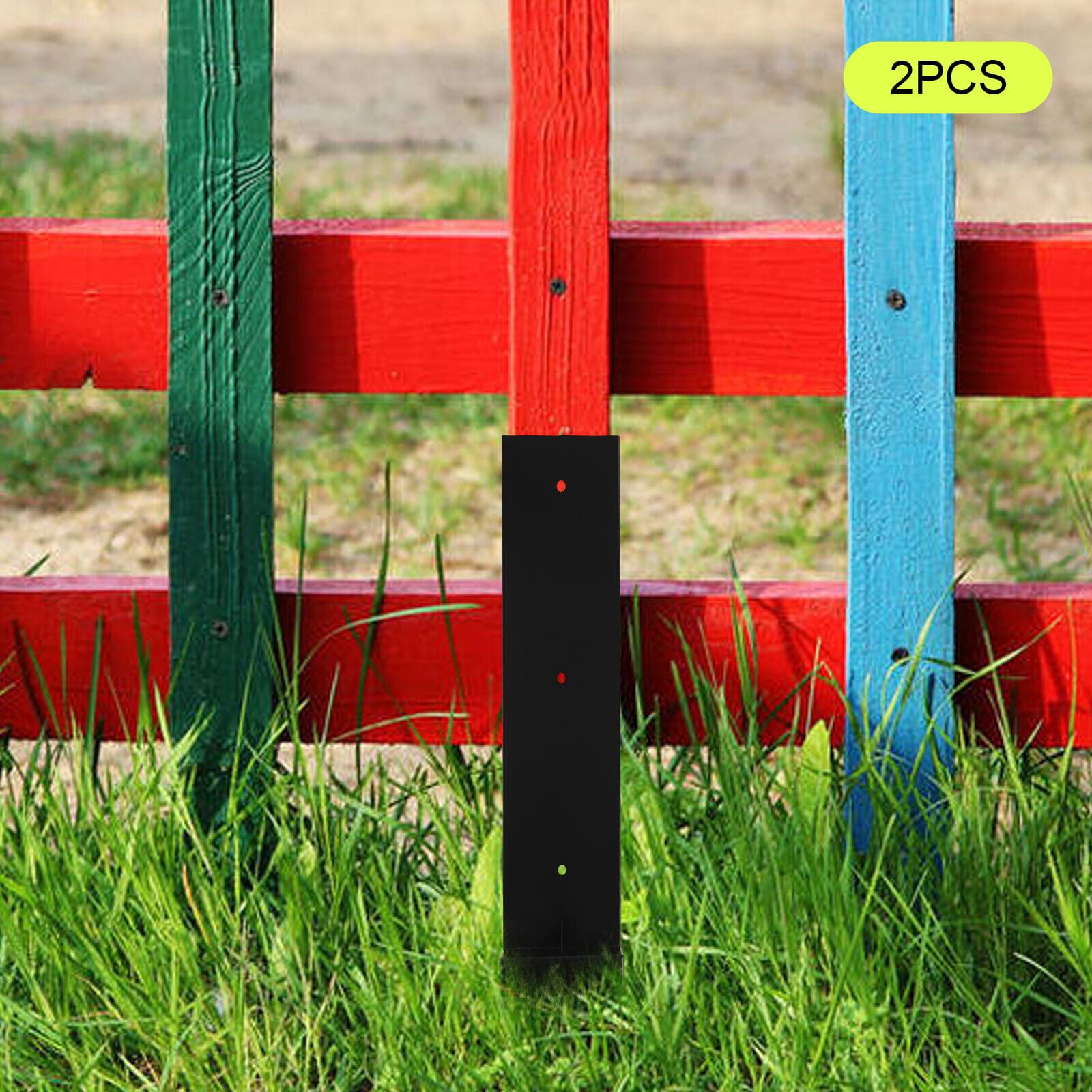 Wood Fence Post Repair Kit Fence Post Support Anchor Double Support