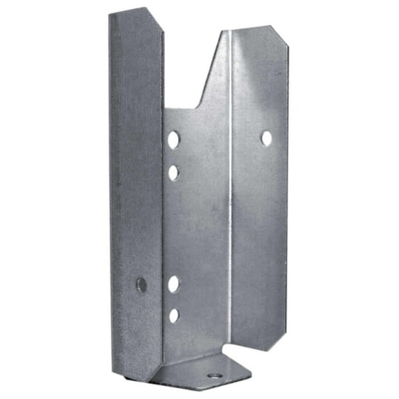 Wood Fence Rail Bracket for 2x4 Dimensional Lumber. Galvanized Steel to Resist Rusting - 100 Count