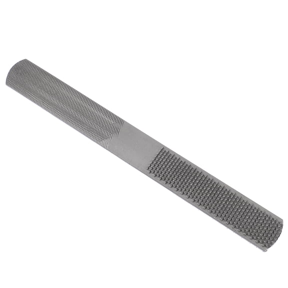 CRILSTYLEO Sturdy Steel Wood Rasp File Grey for Shaping and Polishing 1Pc