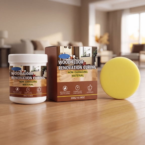 Wood Filler Putty, Stainable & Paintable Repair Kit for Furniture, Quickly Fix Cracks, Chips, Nail Holes & Defects in Wood Floors & Cabinets Colorful