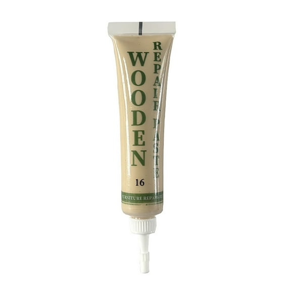 Wood Filler Repair Kit for Scratches Cracks Holes in Furniture Floors Cabinets Tables Light Brown Walnut Beech Touch Up Restore Finish Laminate Hardwood DIY Home Fix