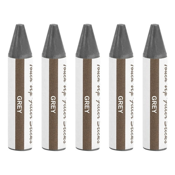 Wood Filler Stick, 5 Pcs Wax Sticks Wood Touch Up Markers, Grey