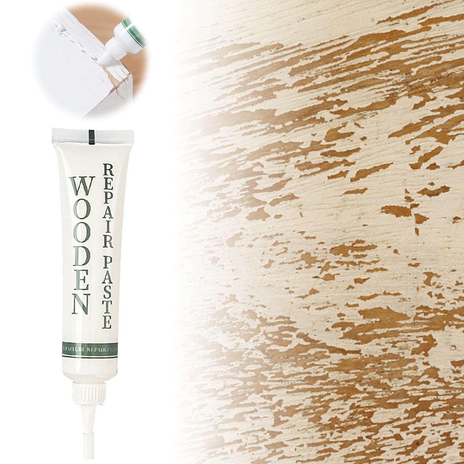 Wood Filler, Touch Up Wood Putty,Easy to Sand, Shrink and Crack ...