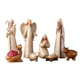 thumbnail image 1 of Wood Finish Christmas Nativity Scene Figures Set, 8 Piece Set, 1 of 3