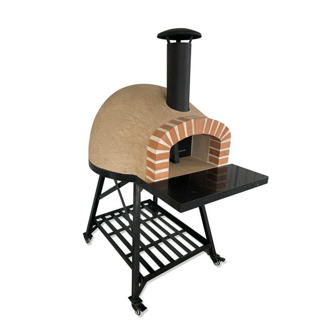 Wood Fired Cement Outdoor Pizza Oven / Clay Pizza Ovens with Real Brick