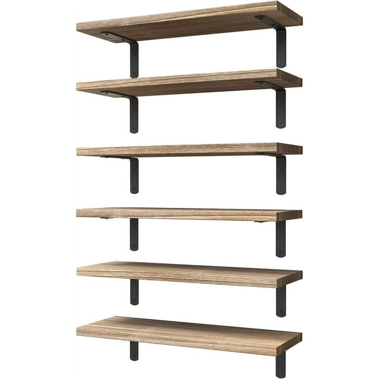 Set of store 6 Floating Shelves