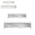 thumbnail image 1 of Wood Floating Wall Shelf Distressed White Set of 2, 1 of 1